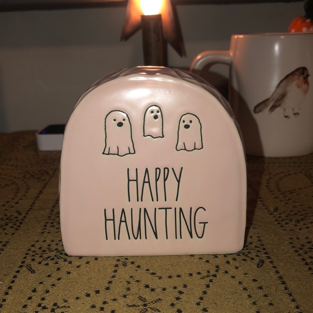 Rae Dunn HAPPY HAUNTING Halloween Desk Accessory
